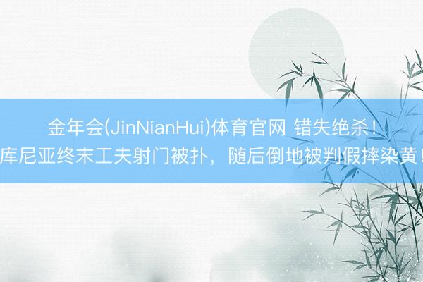 金年会(JinNianHui)体育官网 错失绝杀！库尼亚终末工夫射门被扑，随后倒地被判假摔染黄！