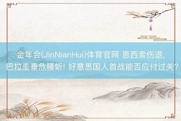 金年会(JinNianHui)体育官网 恩西索伤退, 巴拉圭垂危腰斩! 好意思国人首战能否应付过关?